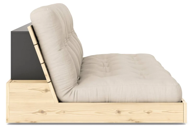 Sofa Ausziehsofa BASE Kiefer massiv lackiert, von Karup