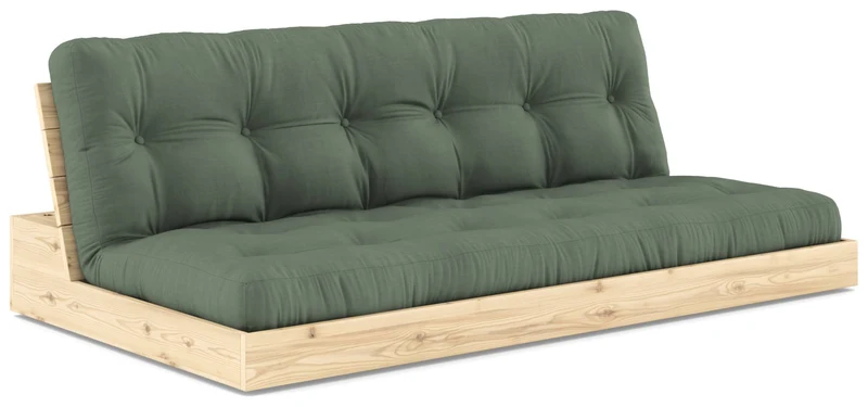 Sofa Ausziehsofa BASE Kiefer massiv lackiert, von Karup