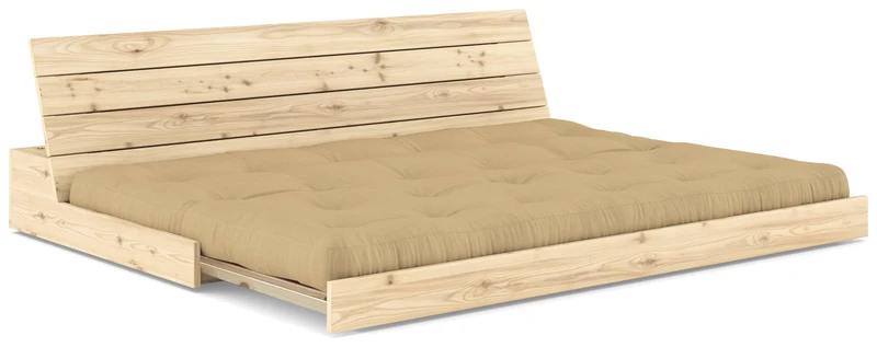 Sofa Ausziehsofa BASE Kiefer massiv lackiert, von Karup