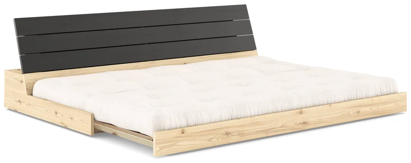 Sofa Ausziehsofa BASE Kiefer massiv lackiert, von Karup