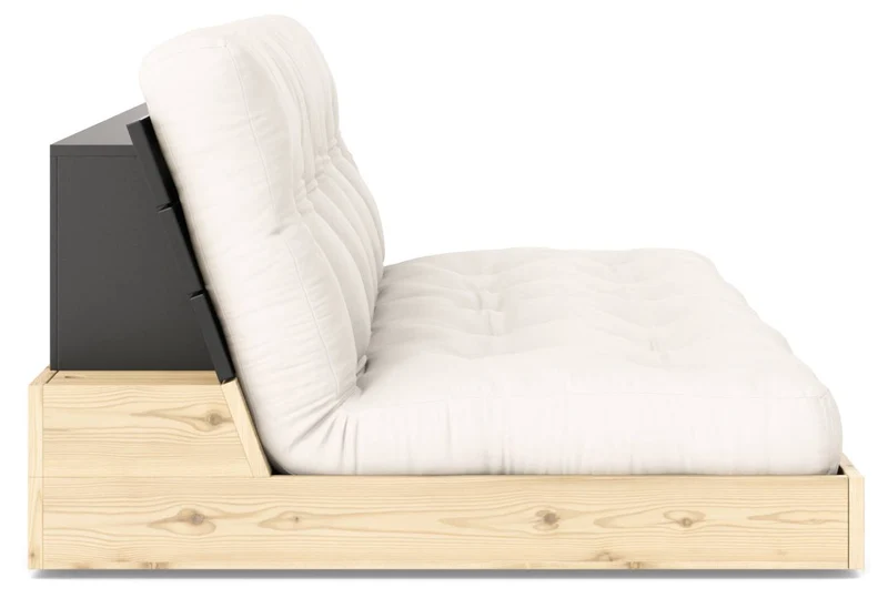 Sofa Ausziehsofa BASE Kiefer massiv lackiert, von Karup