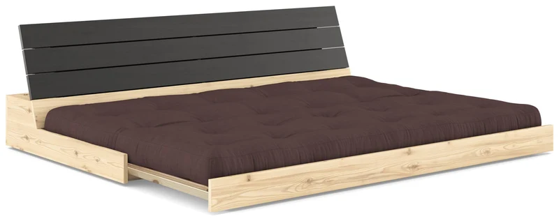 Sofa Ausziehsofa BASE Kiefer massiv lackiert, von Karup