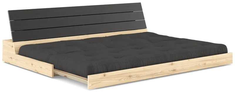 Sofa Ausziehsofa BASE Kiefer massiv lackiert, von Karup