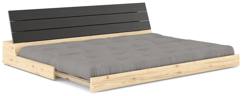 Sofa Ausziehsofa BASE Kiefer massiv lackiert, von Karup