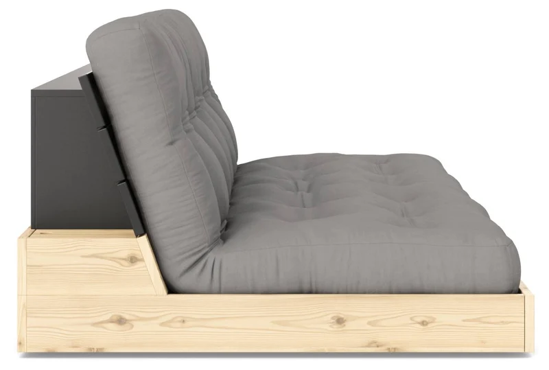 Sofa Ausziehsofa BASE Kiefer massiv lackiert, von Karup