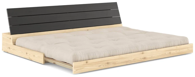 Sofa Ausziehsofa BASE Kiefer massiv lackiert, von Karup