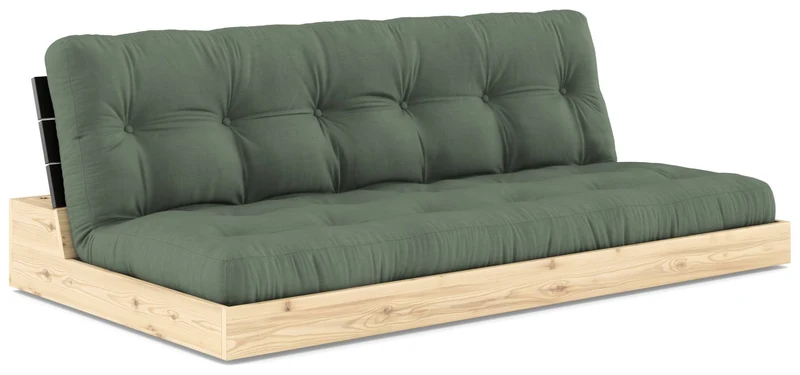 Sofa Ausziehsofa BASE Kiefer massiv lackiert, von Karup