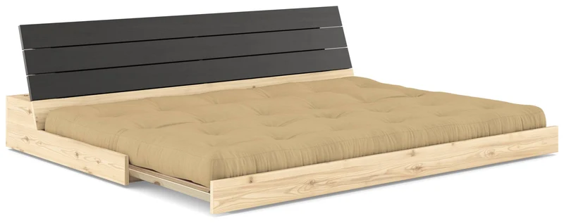 Sofa Ausziehsofa BASE Kiefer massiv lackiert, von Karup
