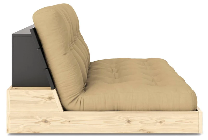 Sofa Ausziehsofa BASE Kiefer massiv lackiert, von Karup