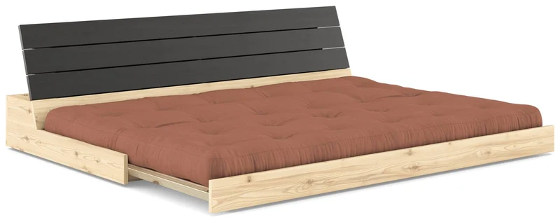 Sofa Ausziehsofa BASE Kiefer massiv lackiert, von Karup