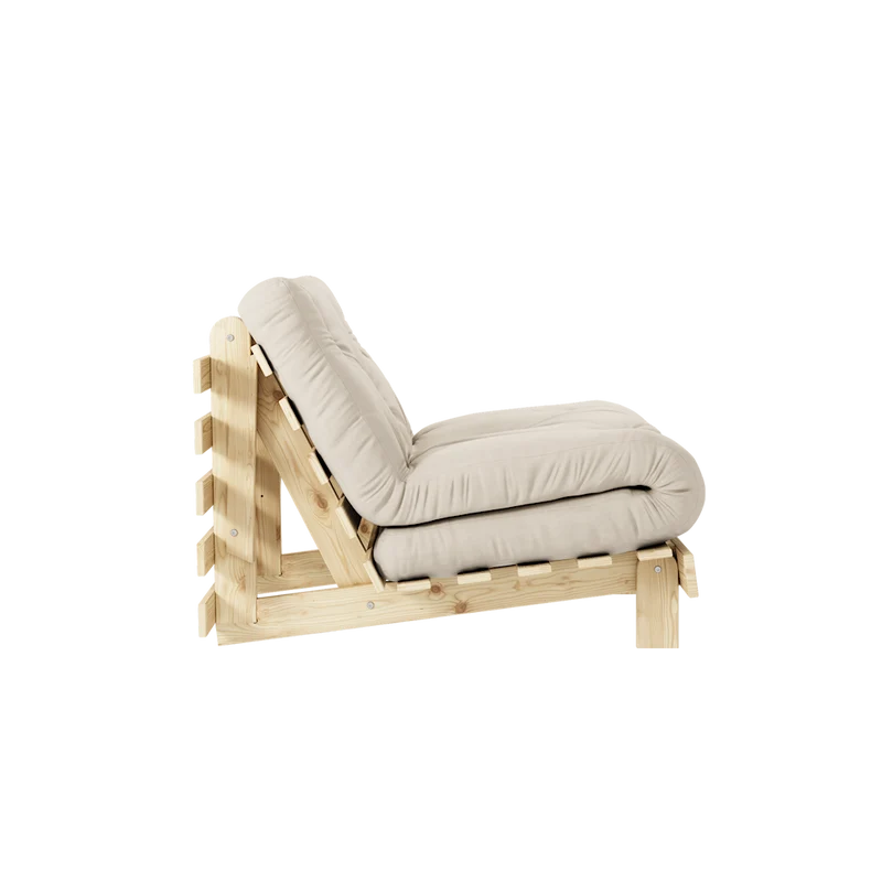 Schlafsofa ROOTS 90 cm Sofa Kiefer massiv unbehandelt, von Karup