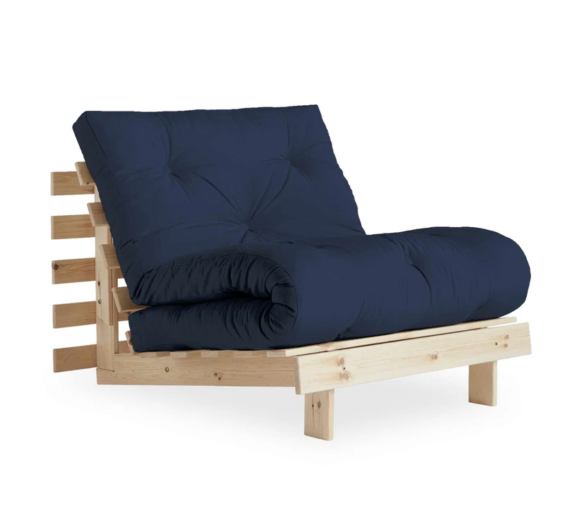 Schlafsofa ROOTS 90 cm Sofa Kiefer massiv unbehandelt, von Karup