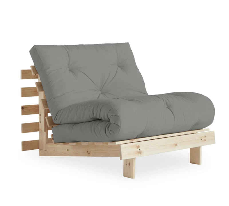 Schlafsofa ROOTS 90 cm Sofa Kiefer massiv unbehandelt, von Karup