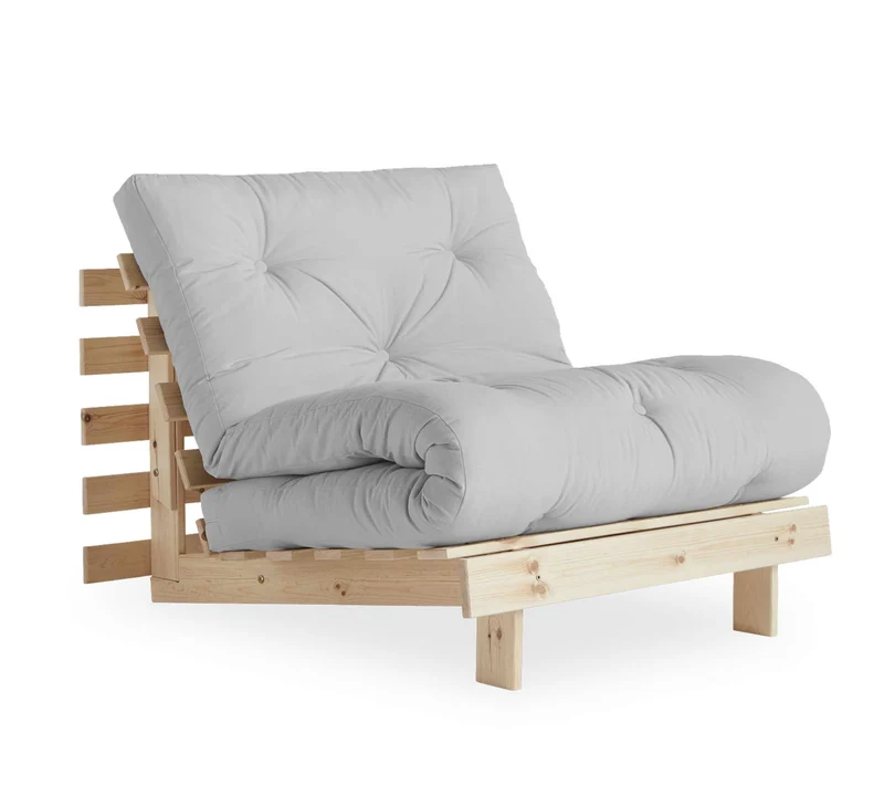 Schlafsofa ROOTS 90 cm Sofa Kiefer massiv unbehandelt, von Karup