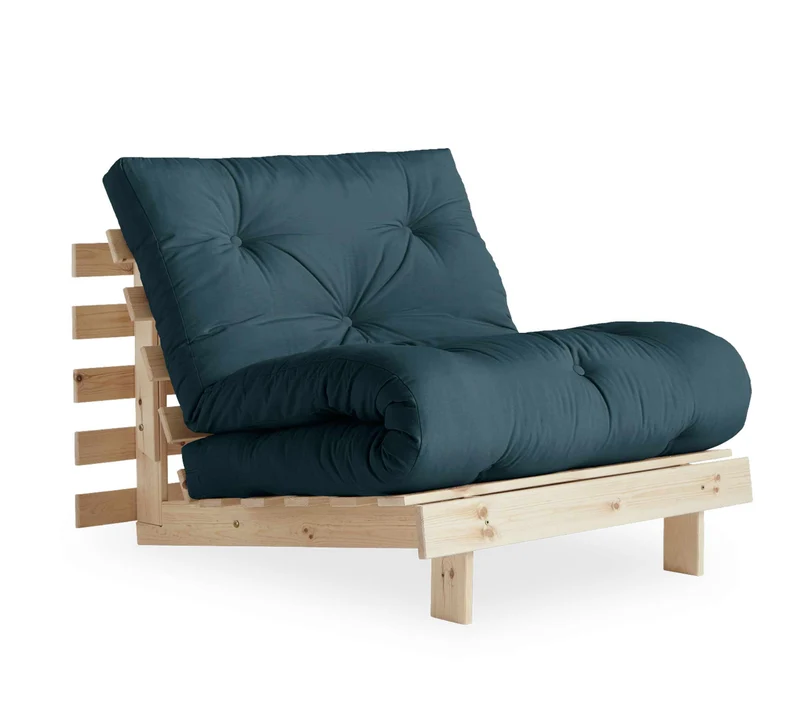Schlafsofa ROOTS 90 cm Sofa Kiefer massiv unbehandelt, von Karup