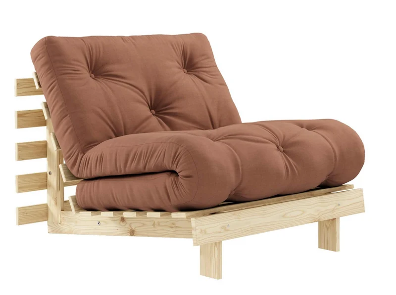 Schlafsofa ROOTS 90 cm Sofa Kiefer massiv unbehandelt, von Karup