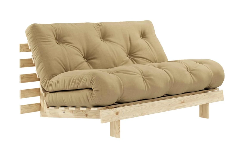 Schlafsofa ROOTS 140 cm Sofa Kiefer massiv unbehandelt, von Karup