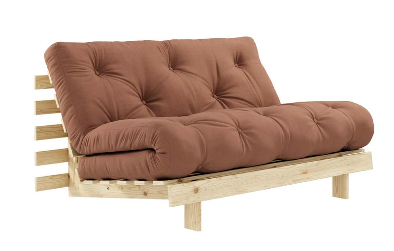 Schlafsofa ROOTS 140 cm Sofa Kiefer massiv unbehandelt, von Karup