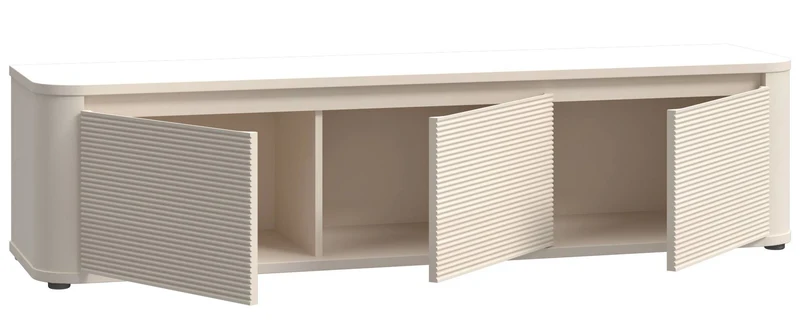 Lowboard TV-Board BREATHTAKER mit 3 Türen in drei Farben, von Forte