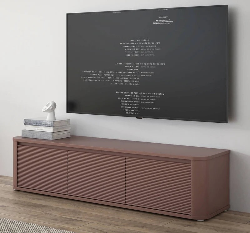 Lowboard TV-Board BREATHTAKER mit 3 Türen in drei Farben, von Forte