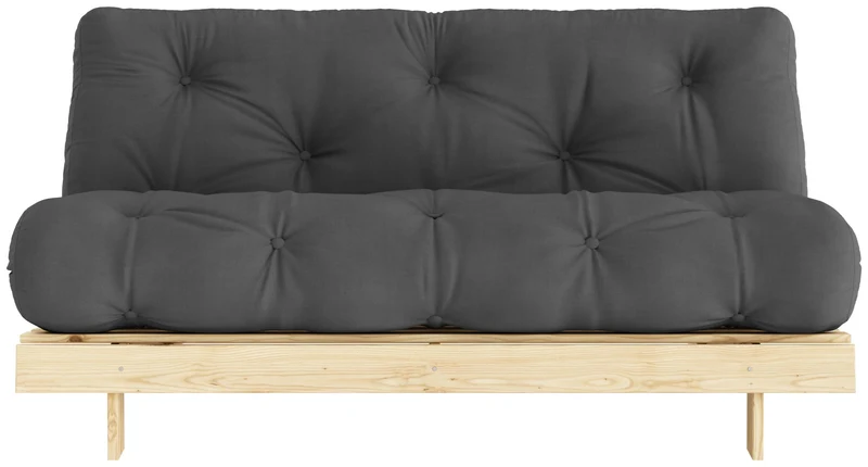 Schlafsofa ROOTS 160 cm Sofa Kiefer massiv unbehandelt, von Karup