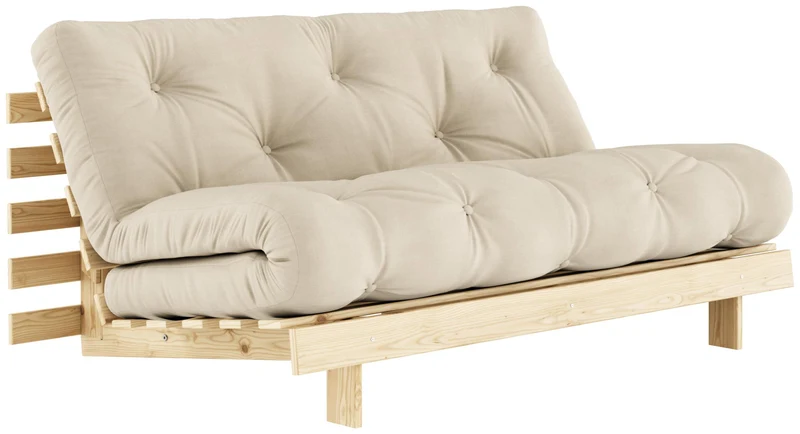 Schlafsofa ROOTS 160 cm Sofa Kiefer massiv unbehandelt, von Karup