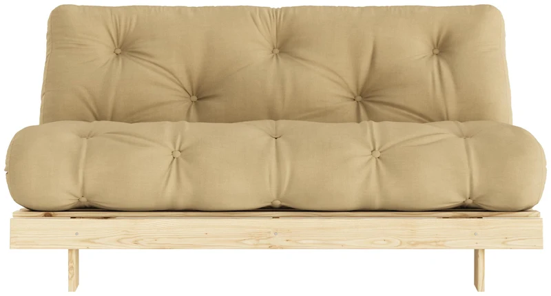 Schlafsofa ROOTS 160 cm Sofa Kiefer massiv unbehandelt, von Karup