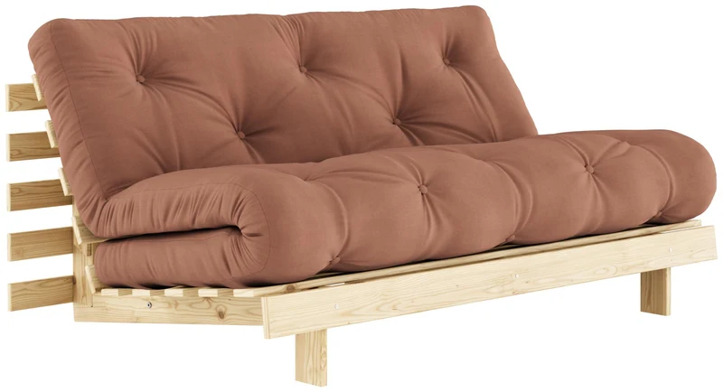 Schlafsofa ROOTS 160 cm Sofa Kiefer massiv unbehandelt, von Karup