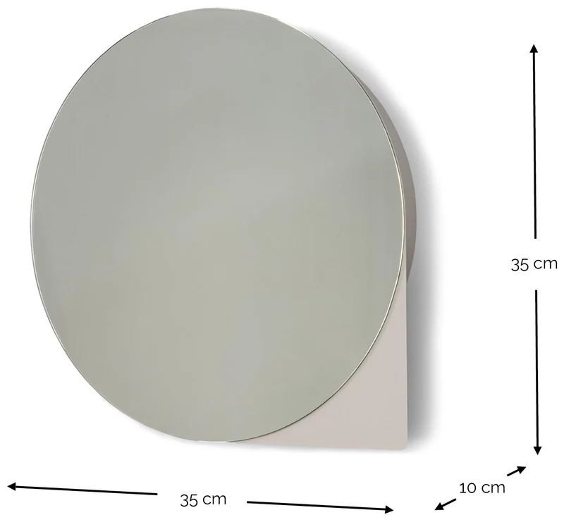 Spinder SONNET Spiegelschrank Stahl Skandinavisch Modern