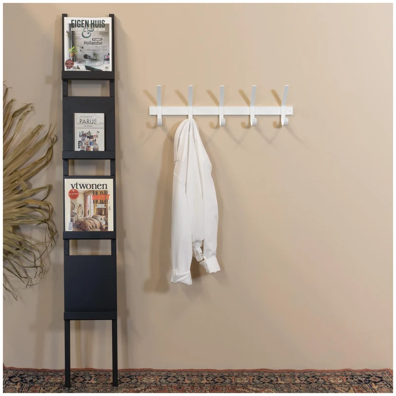 Wandgarderobe DEXTER 5 Stahl Minimalistisch viele Farben von Spinder