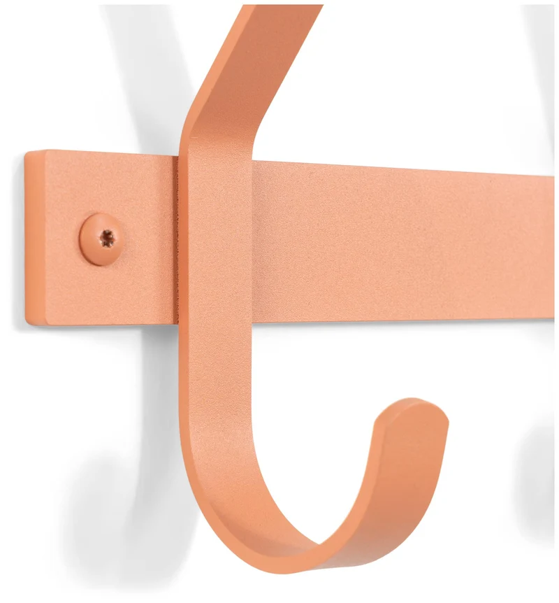 Wandgarderobe DEXTER 5 Stahl Minimalistisch viele Farben von Spinder