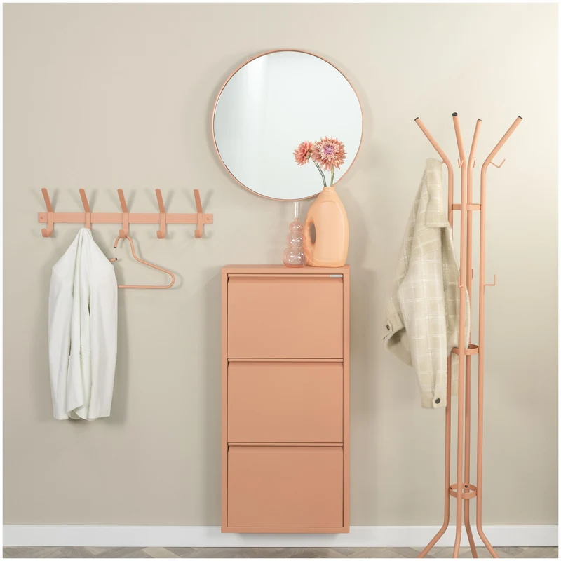 Wandgarderobe DEXTER 5 Stahl Minimalistisch viele Farben von Spinder