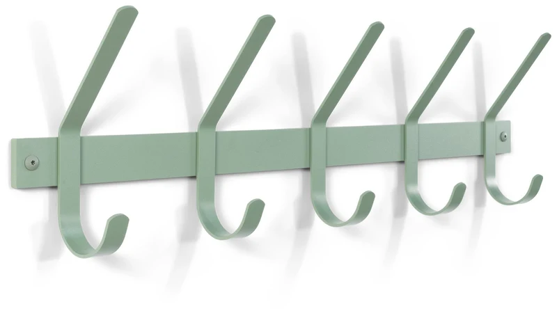 Wandgarderobe DEXTER 5 Stahl Minimalistisch viele Farben von Spinder