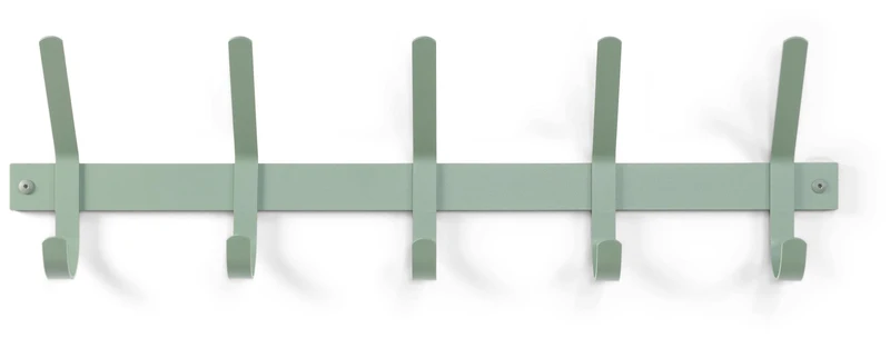 Wandgarderobe DEXTER 5 Stahl Minimalistisch viele Farben von Spinder