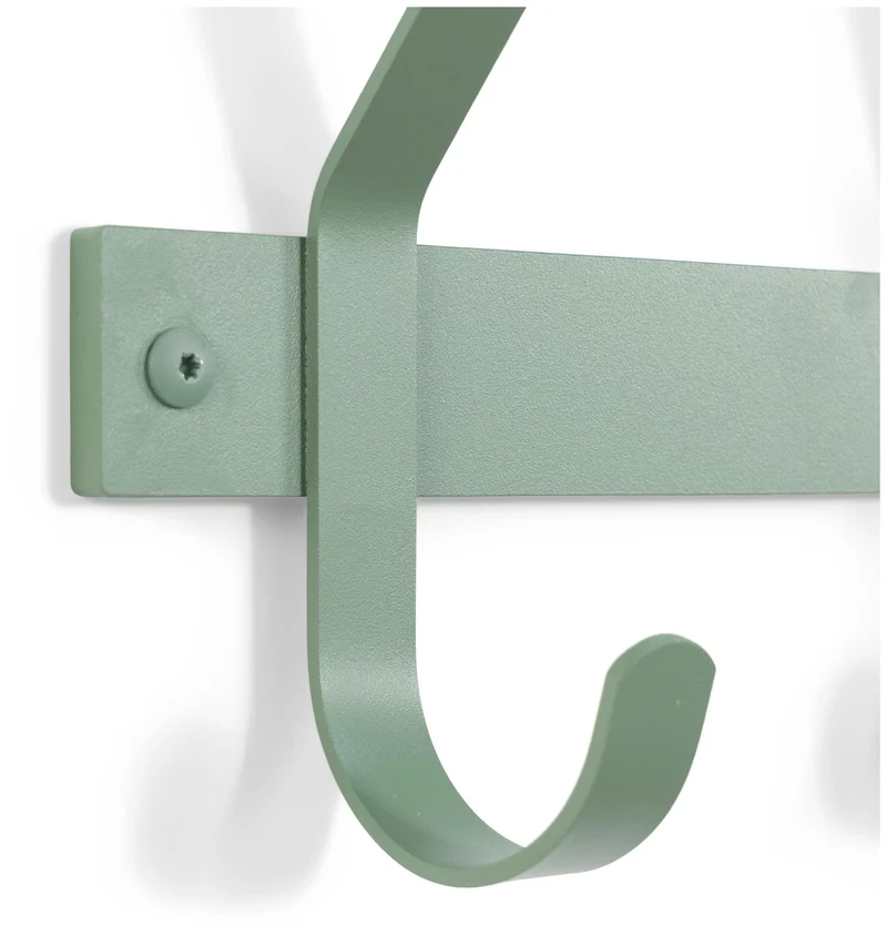 Wandgarderobe DEXTER 5 Stahl Minimalistisch viele Farben von Spinder