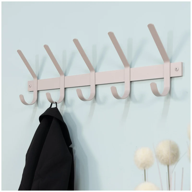 Wandgarderobe DEXTER 5 Stahl Minimalistisch viele Farben von Spinder