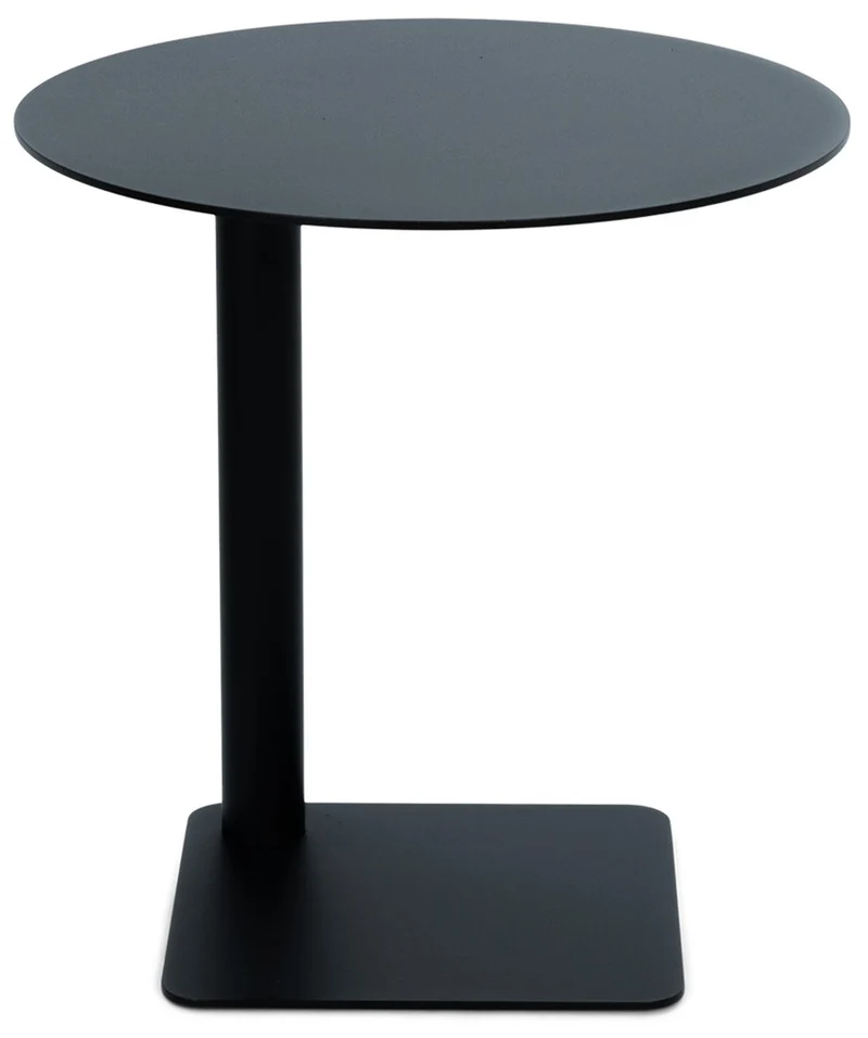 Spinder SUNNY 40 Beistelltisch Modern Stahl rund in Schwarz oder Taupe