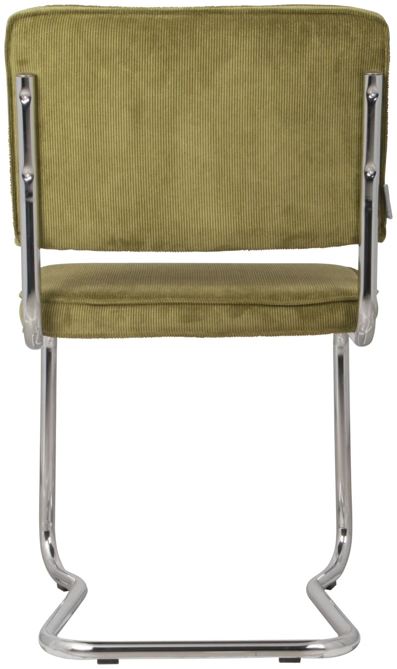 ZUIVER Retro Esszimmerstuhl RIDGE KINK in vielen Farben ohne Armlehne