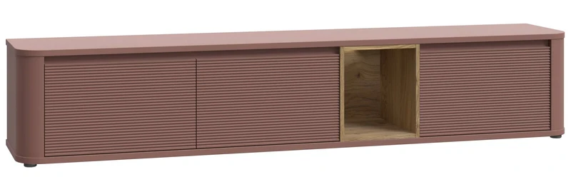 TV-Board Lowboard BREATHTAKER 215 mit 3 Klappen in drei Farben, Forte