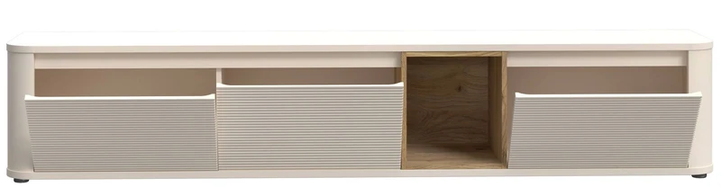 TV-Board Lowboard BREATHTAKER 215 mit 3 Klappen in drei Farben, Forte