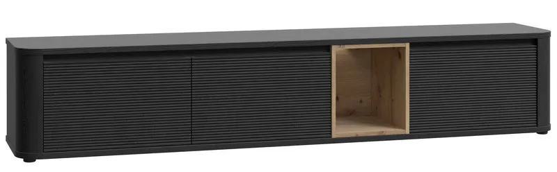 TV-Board Lowboard BREATHTAKER 215 mit 3 Klappen in drei Farben, Forte