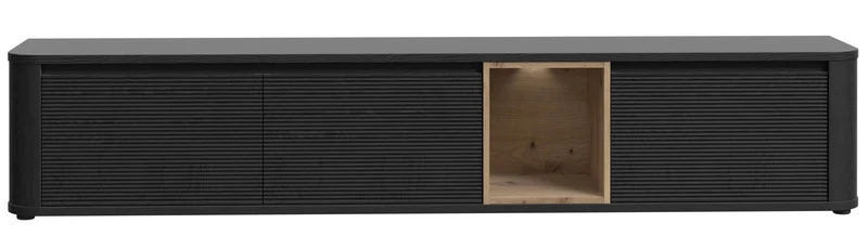 TV-Board Lowboard BREATHTAKER 215 mit 3 Klappen in drei Farben, Forte