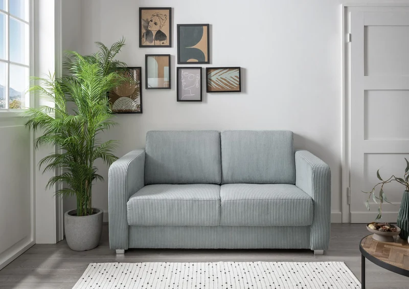 Schlafsofa Funktionssofa MIA Stoff Cord mit getrennten Liegeflächen