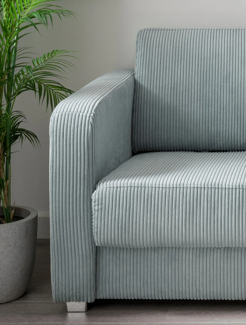 Schlafsofa Funktionssofa MIA Stoff Cord mit getrennten Liegeflächen