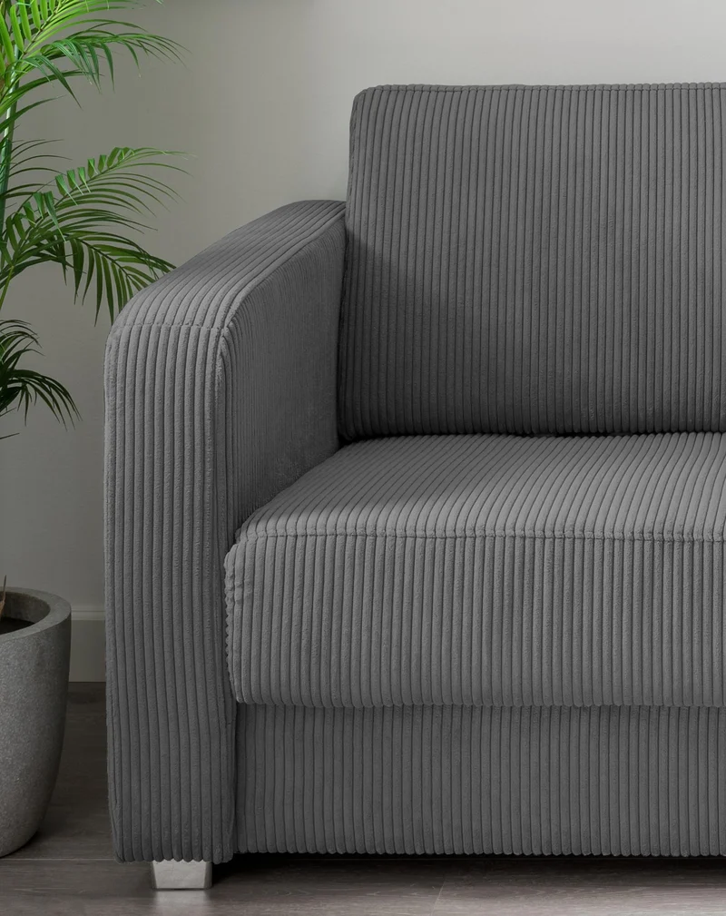 Schlafsofa Funktionssofa MIA Stoff Cord mit getrennten Liegeflächen