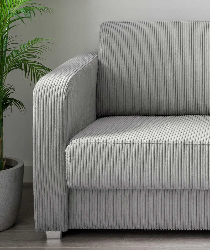 Schlafsofa Funktionssofa MIA Stoff Cord mit getrennten Liegeflächen