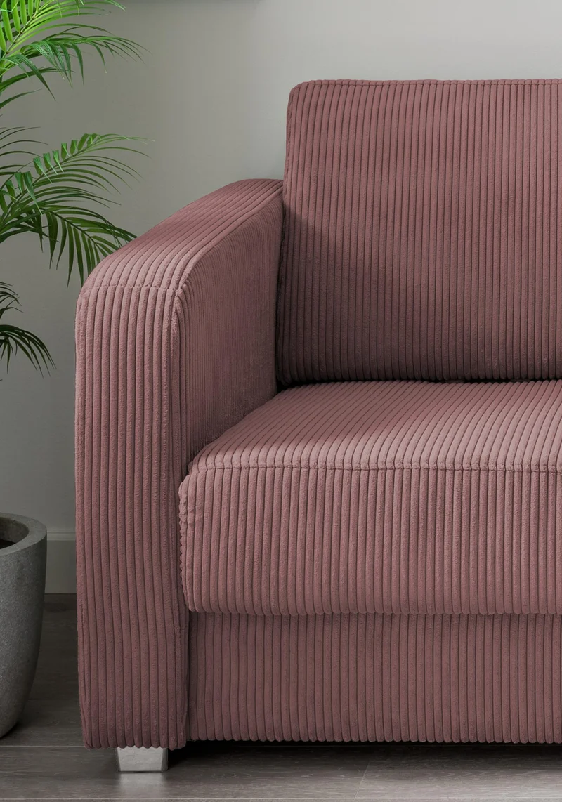 Schlafsofa Funktionssofa MIA Stoff Cord mit getrennten Liegeflächen