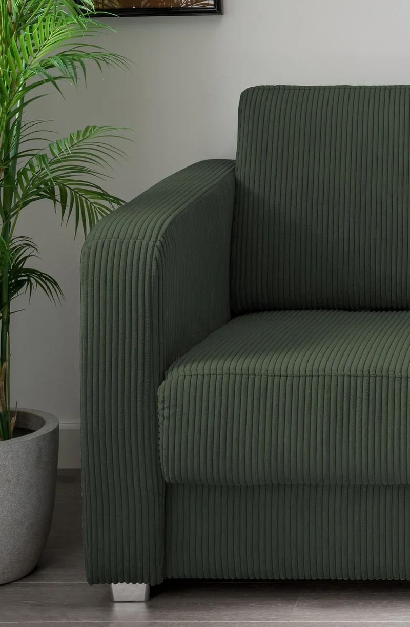 Schlafsofa Funktionssofa MIA Stoff Cord mit getrennten Liegeflächen