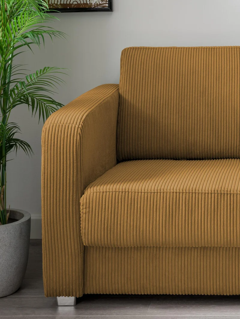 Schlafsofa Funktionssofa MIA Stoff Cord mit getrennten Liegeflächen
