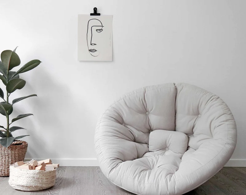 Design Schlafsessel NIDO von Karup Futon Polster in vielen Farben